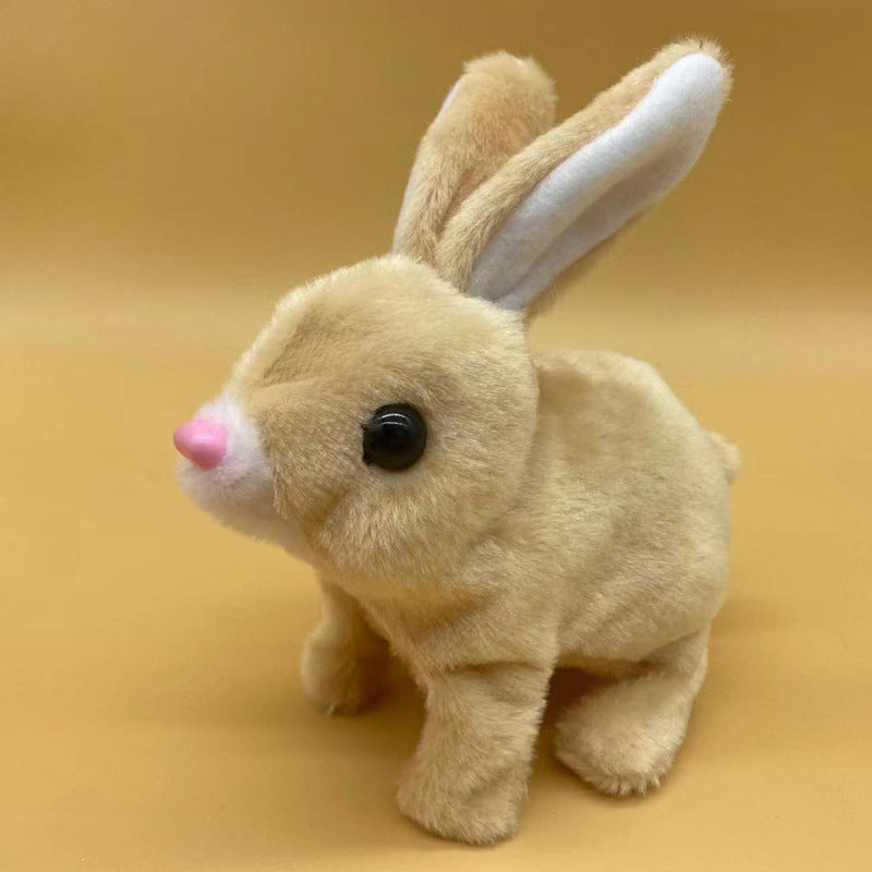 Simulation Pet Plush Electric White Rabbit Toys